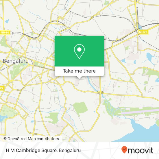 H M Cambridge Square map