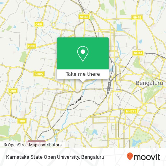 Karnataka State Open University map