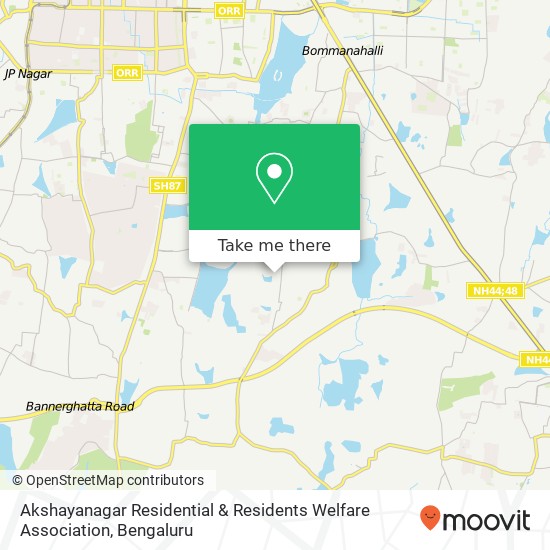 Akshayanagar Residential & Residents Welfare Association map