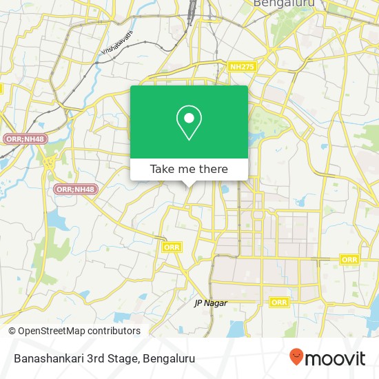 Banashankari 3rd Stage map