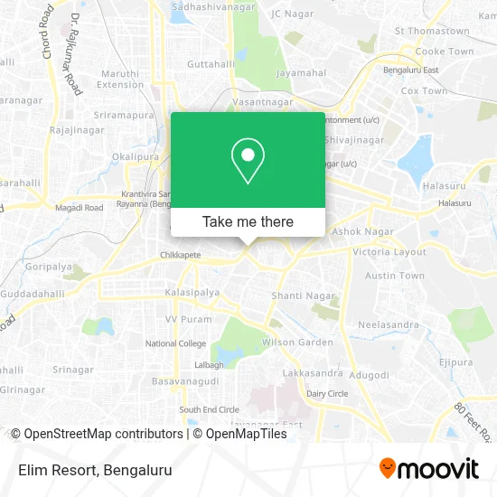 Elim Resort map