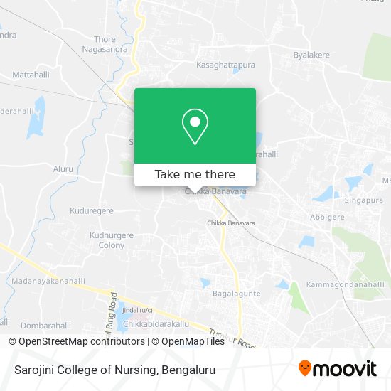 Sarojini College of Nursing map