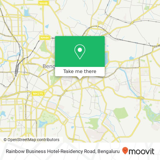 Rainbow Business Hotel-Residency Road map