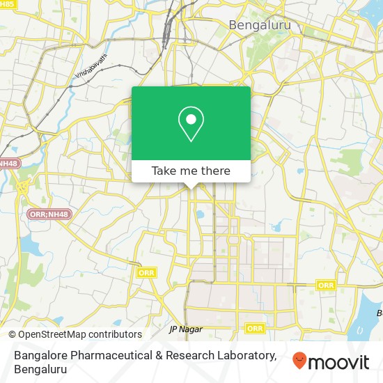 Bangalore Pharmaceutical & Research Laboratory map