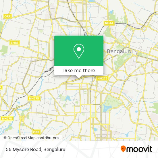 56 Mysore Road map