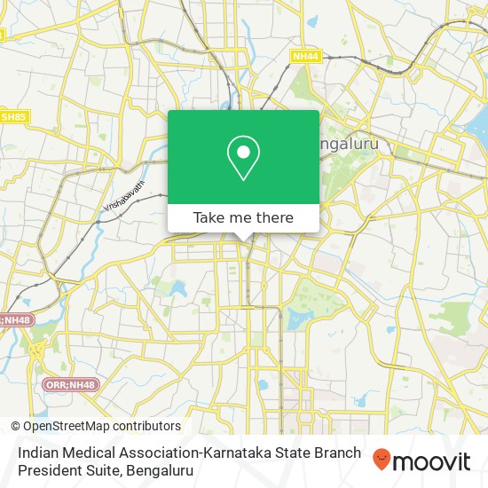 Indian Medical Association-Karnataka State Branch President Suite map
