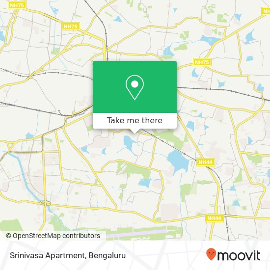 Srinivasa Apartment map
