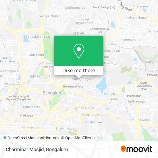 Charminar Masjid map