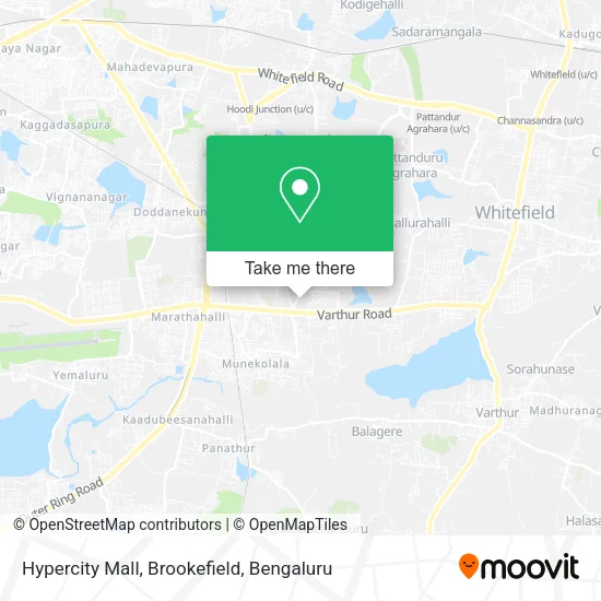 Hypercity Mall, Brookefield map