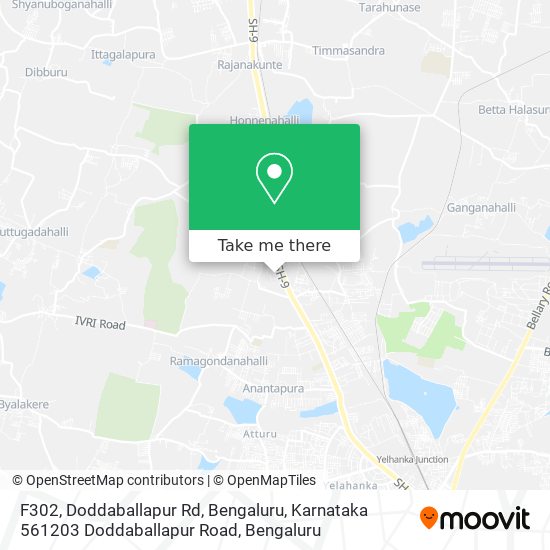 F302, Doddaballapur Rd, Bengaluru, Karnataka 561203 Doddaballapur Road map