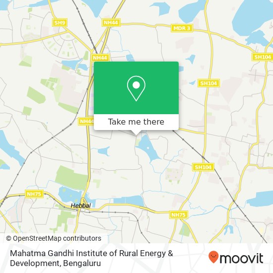 Mahatma Gandhi Institute of Rural Energy & Development map