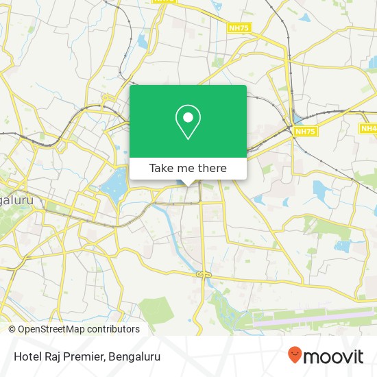Hotel Raj Premier map