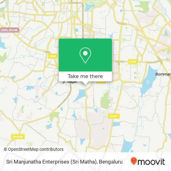 Sri Manjunatha Enterprises (Sri Matha) map