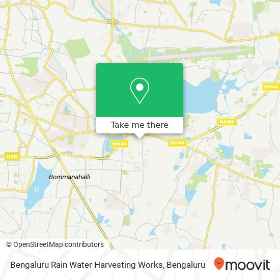 Bengaluru Rain Water Harvesting Works map