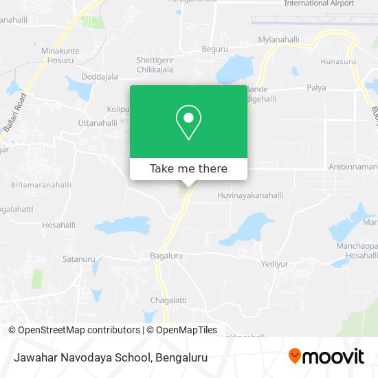 Jawahar Navodaya School map