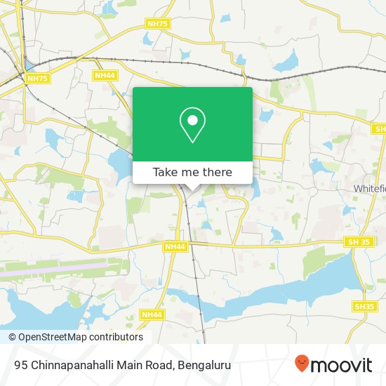 95 Chinnapanahalli Main Road map