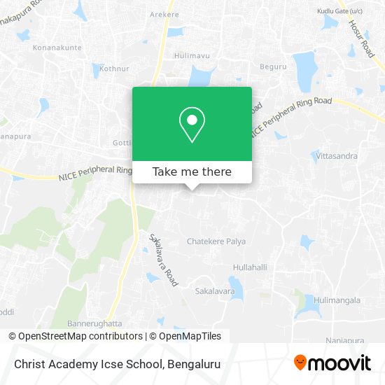 Christ Academy Icse School map