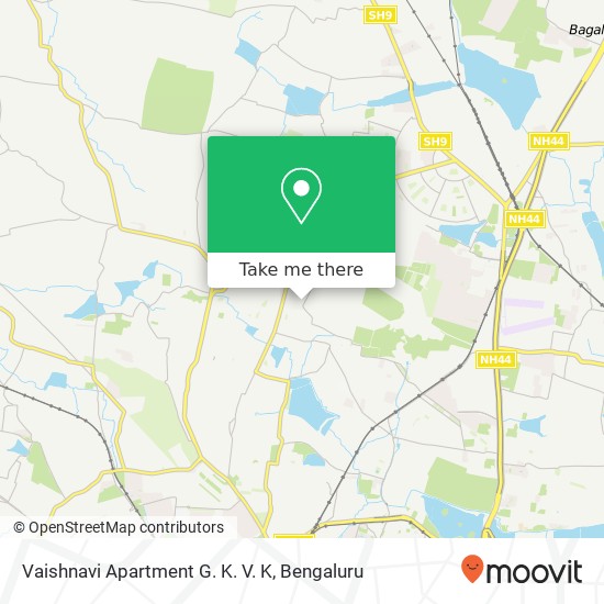 Vaishnavi Apartment G. K. V. K map