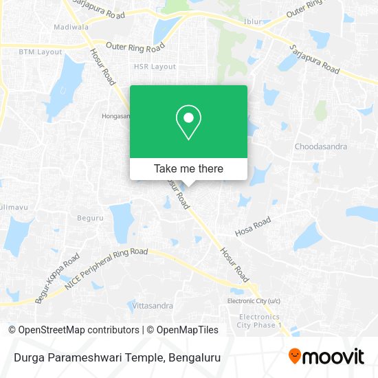 Durga Parameshwari Temple map