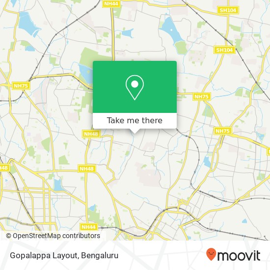 Gopalappa Layout map