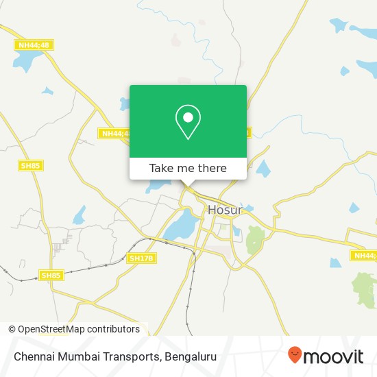 Chennai Mumbai Transports map