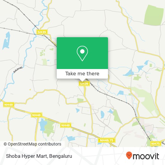 Shoba Hyper Mart map