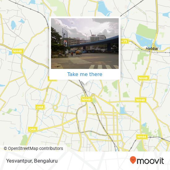 Yesvantpur map