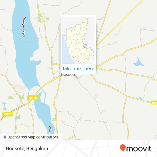 Hoskote map