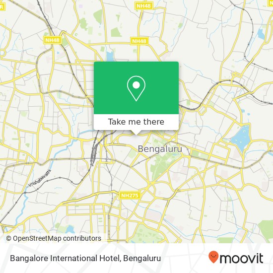 Bangalore International Hotel map