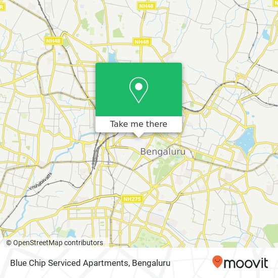 Blue Chip Serviced Apartments map