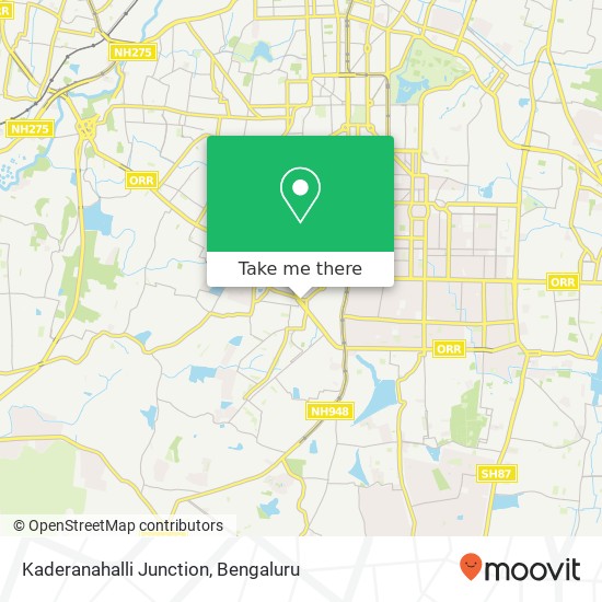 Kaderanahalli Junction map