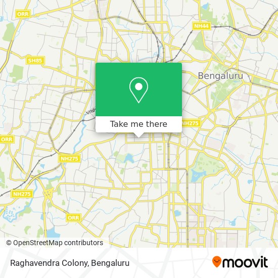 Raghavendra Colony map