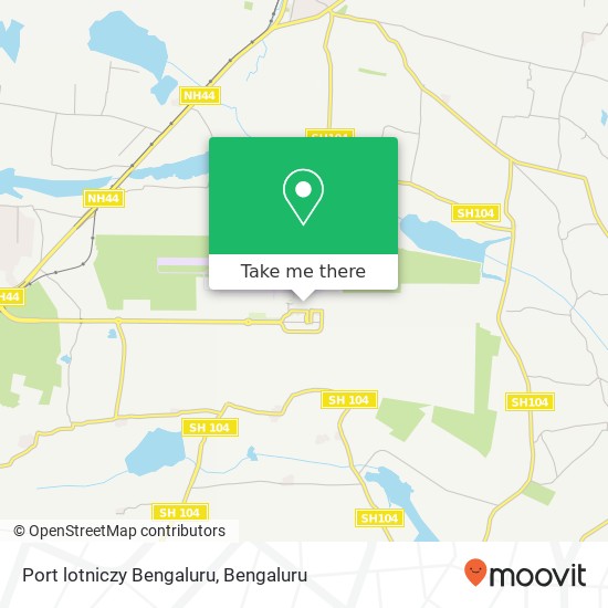 Port lotniczy Bengaluru map