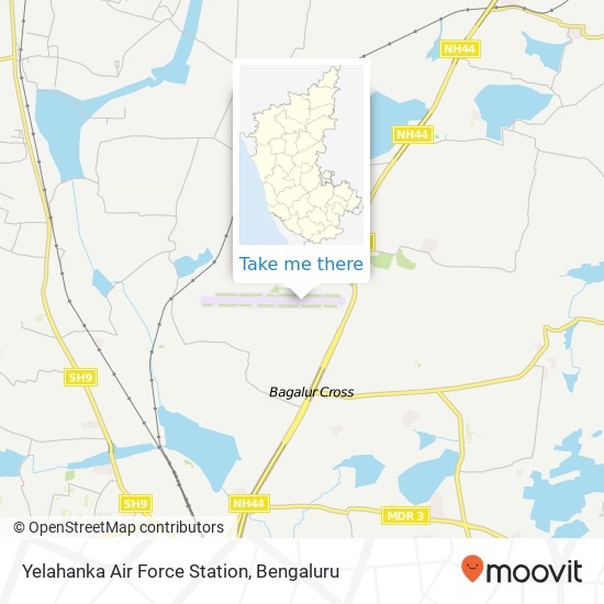 Yelahanka Air Force Station map