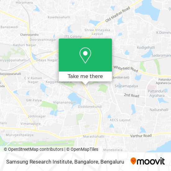 Samsung Research Institute, Bangalore map
