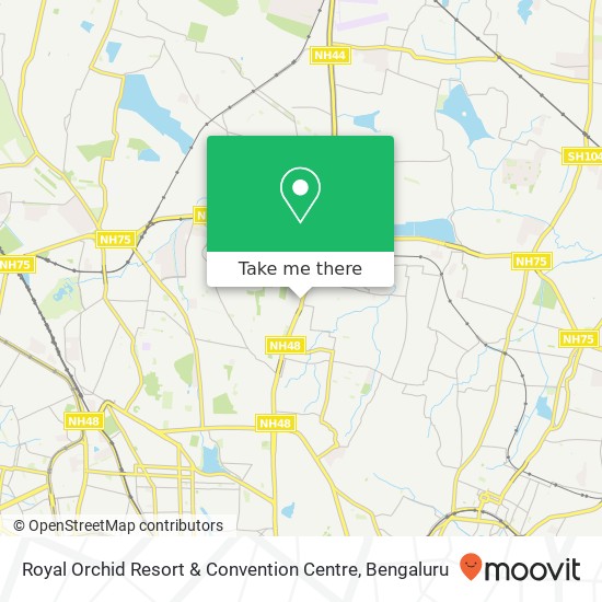 Royal Orchid Resort & Convention Centre map