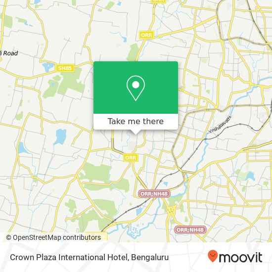 Crown Plaza International Hotel map