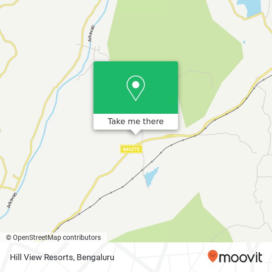 Hill View Resorts map