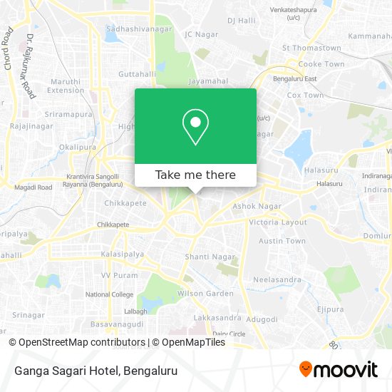 Ganga Sagari Hotel map