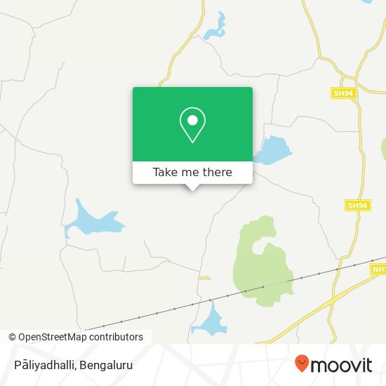Pāliyadhalli map