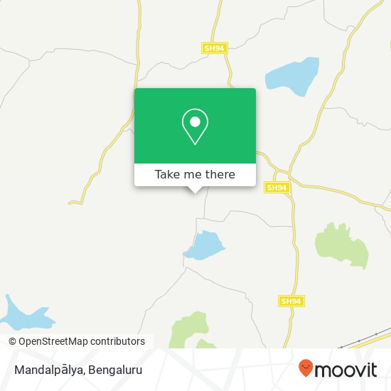 Mandalpālya map