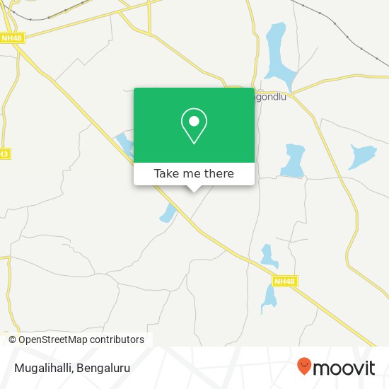 Mugalihalli map