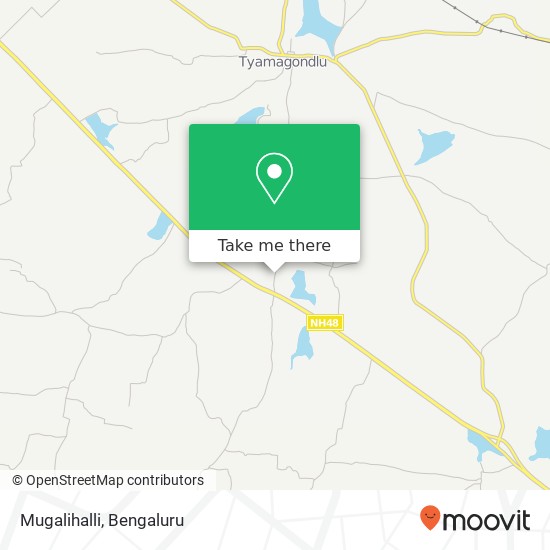 Mugalihalli map