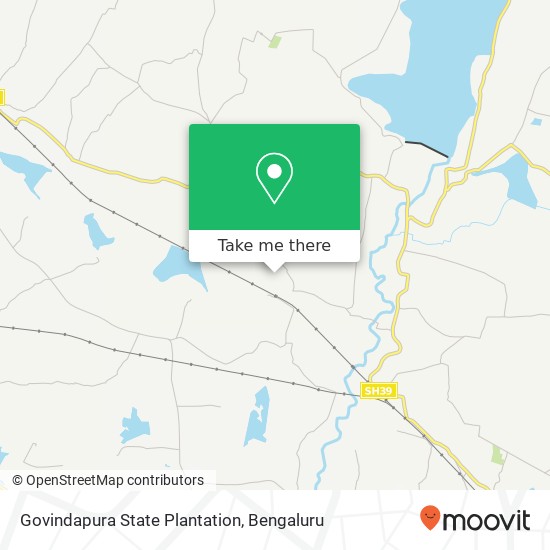 Govindapura State Plantation map
