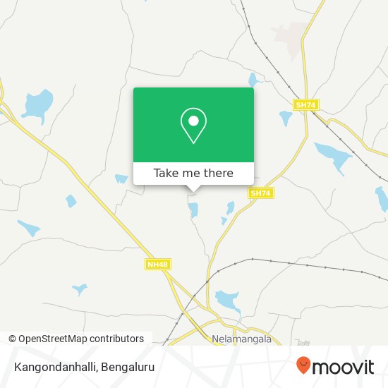 Kangondanhalli map