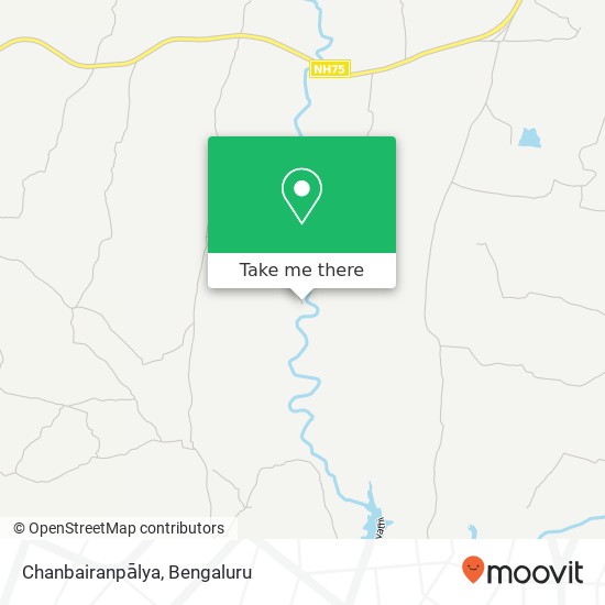 Chanbairanpālya map