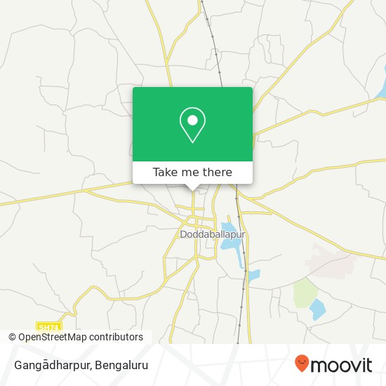 Gangādharpur map