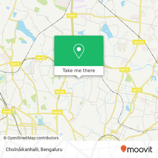 Cholnāikanhalli map