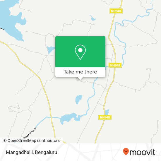 Mangadhalli map