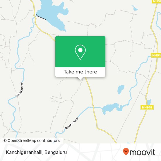 Kanchigāranhalli map